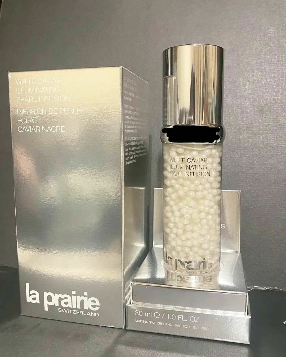 La Prairie white caviar illuminating pearl infusion蓓麗/萊珀妮純皙鑽白魚子時空聚光珍珠精華液 30ml