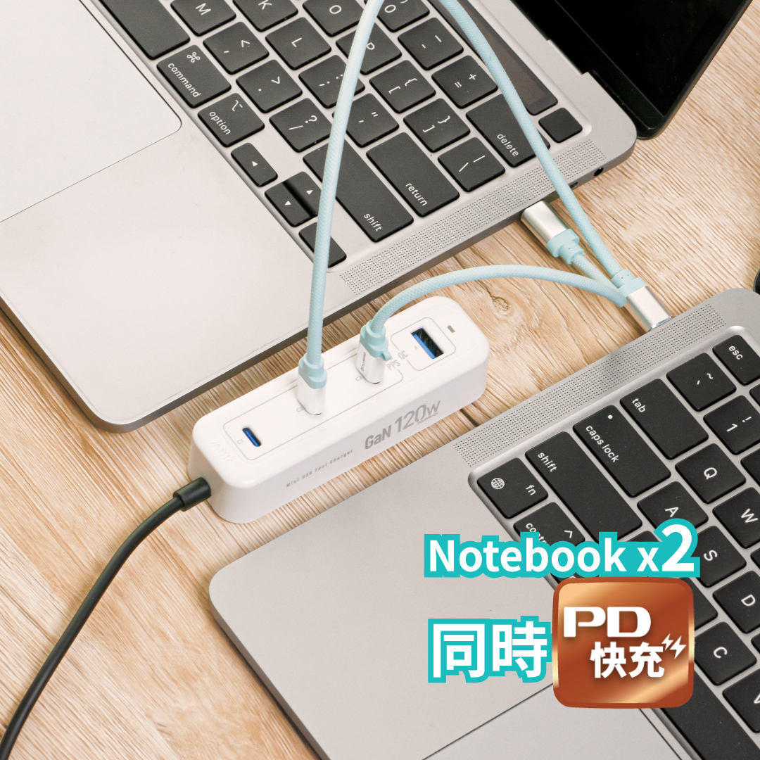 M2K GaN120W Mini USB Fast Charger (for Travelling)