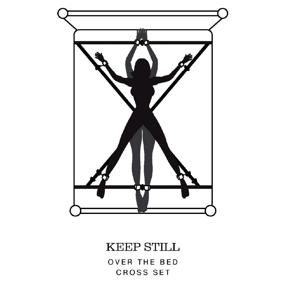 格雷的五十道陰影 Fifty Shades of Grey Keep Still 黑銀床上束縛豪華套組