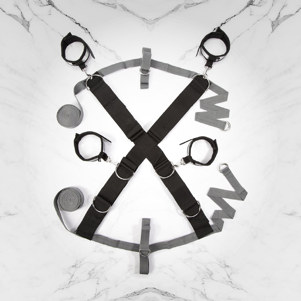 格雷的五十道陰影 Fifty Shades of Grey Keep Still 黑銀床上束縛豪華套組