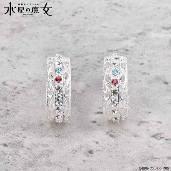 Pbandai 預訂2024/9月 機動戦士ガンダム 水星の魔女　スレッタ&ミオリネモチーフアクセサリー　イヤーアクセサリー