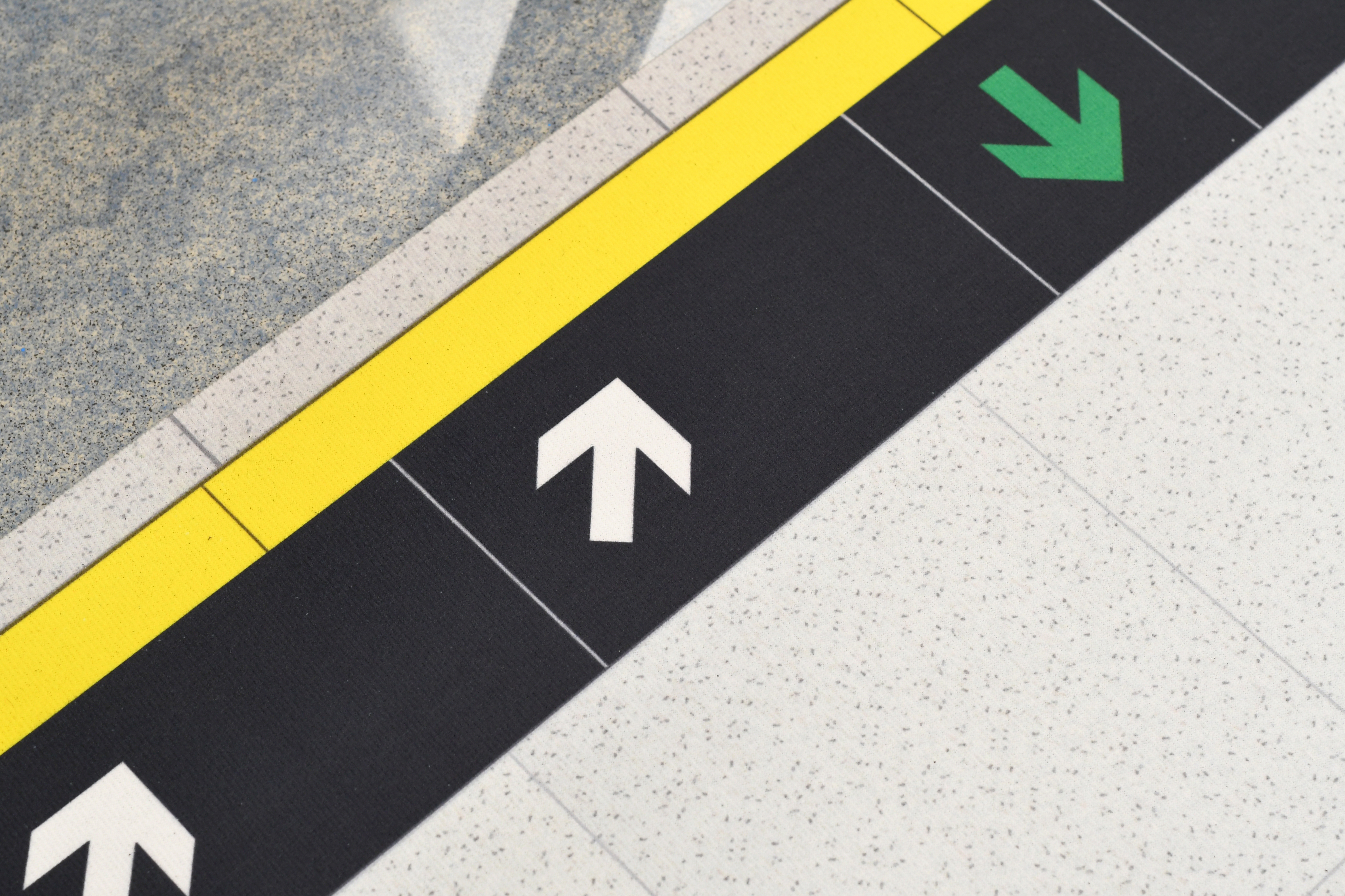 車站月台 吸水浴室地墊 (M33435)