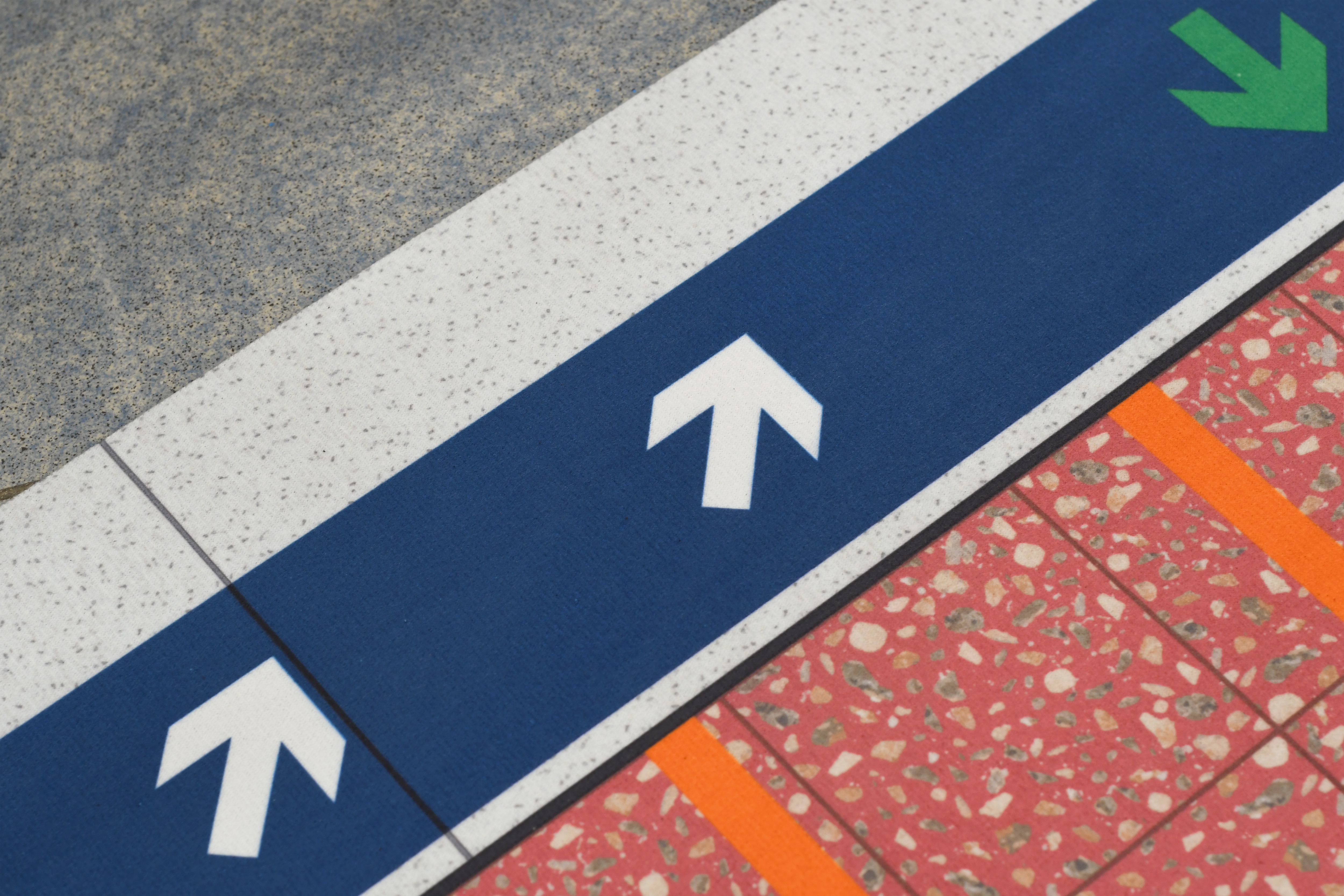 車站月台 吸水浴室地墊 (M33434)