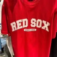 [S] MLB RED SOX PRINT S/S T-SHIRT,RED, 3ATSV0633GP001-43RDL (SMLB361)
