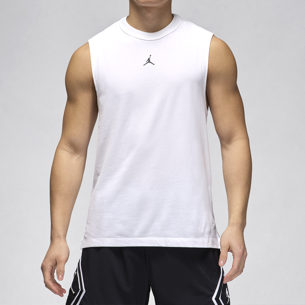 Nike J DF Sprt Slvls Top 男款 白色 喬丹 運動 休閒 球衣 籃球 背心 FN5857-100