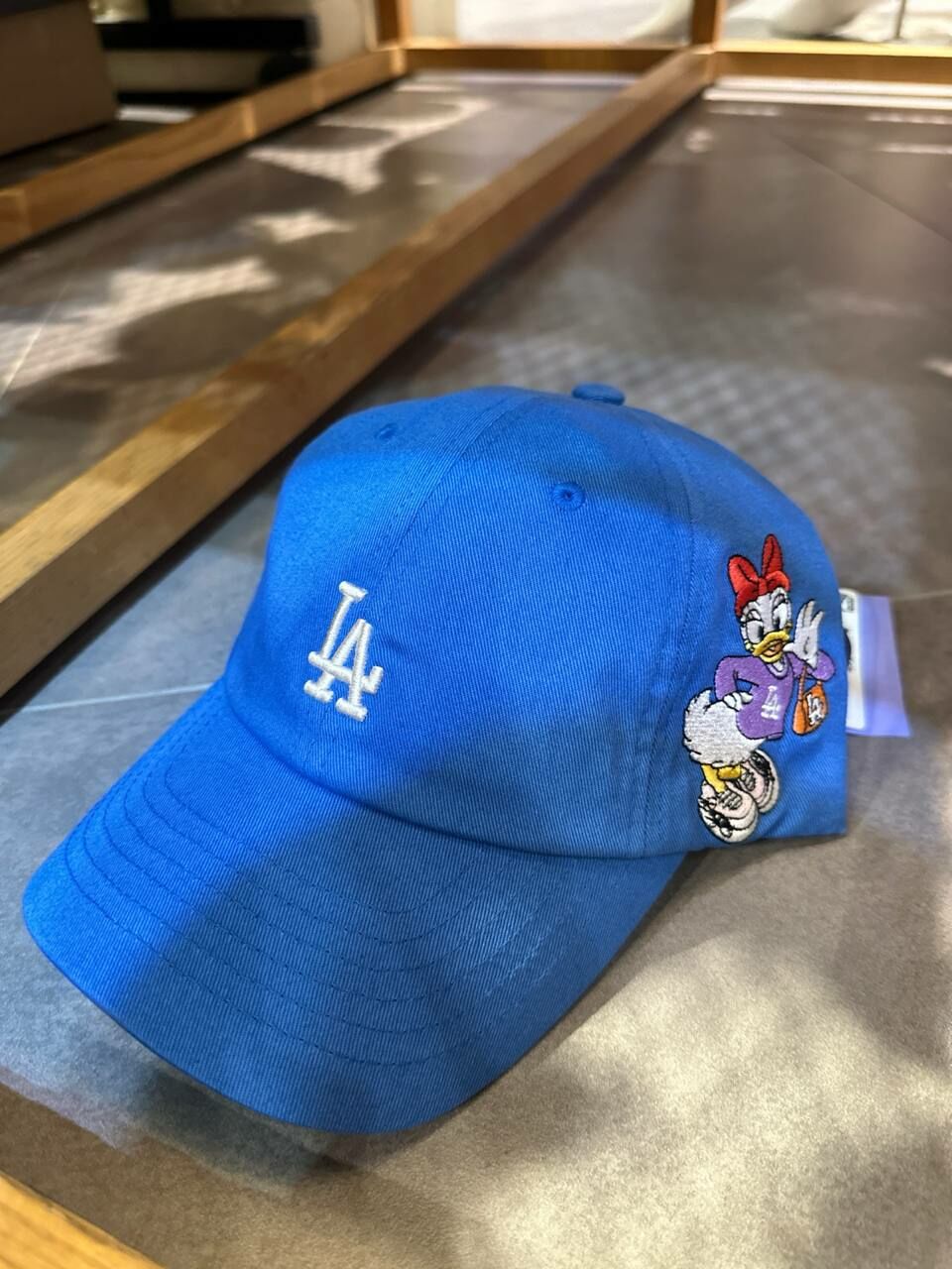 [S] MLB DISNEY X MLB EMBROIDERED LA LOGO CAP,BLUE, 3ACPD011NK0001-07BLS (SMLB383)