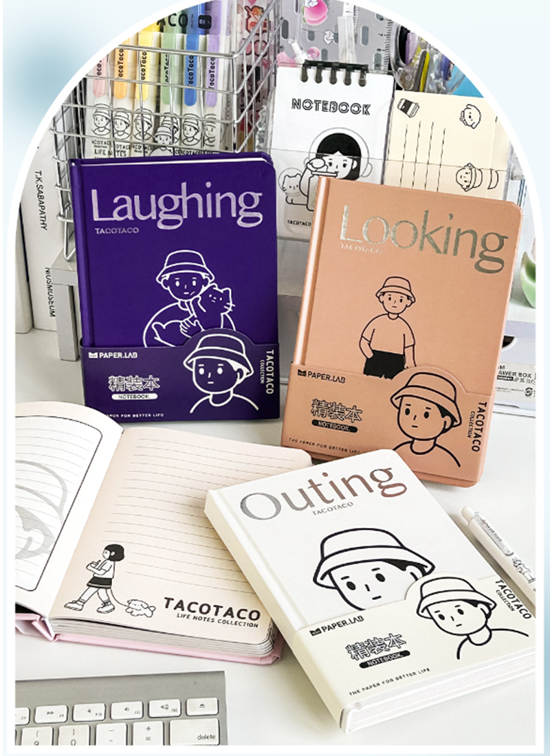 Taco精裝本簡約手帳本 S7091