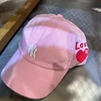 [S] MLB HEART SIDE LOGO UNSTRUCTURED BALL CAP,PINK, 32CPUA111-50P (SMLB385)