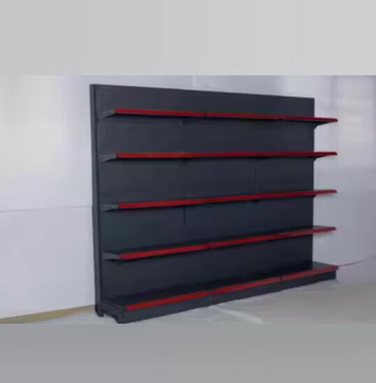 Hotly recommended supermarket convenience store shelves, storage racks, display racks [1.65 high/single side 2.7 long 5 layers] [color//milk white/sand gray] [please contact customer service to confirm the delivery color after placing the order]