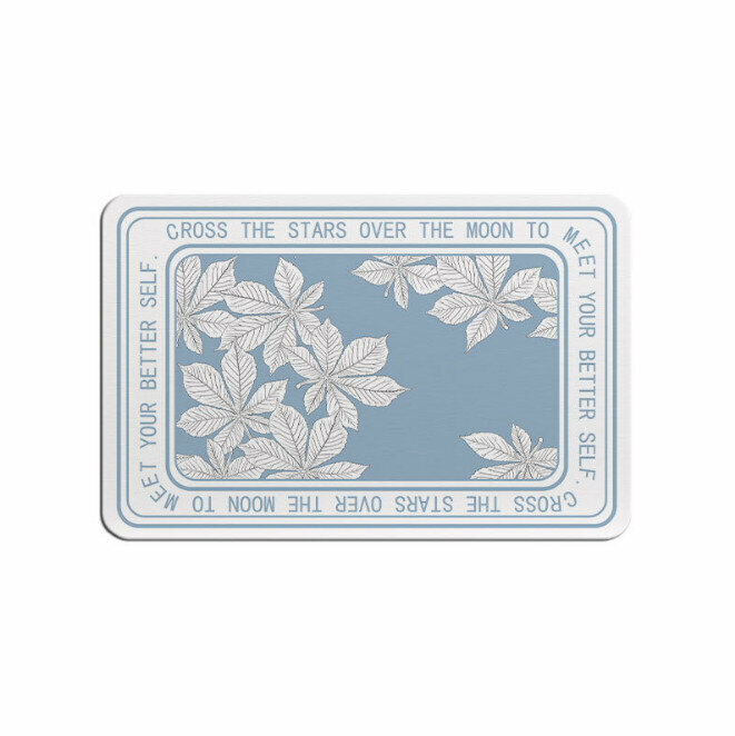 Home Anti-slip Mat Bathroom Diatom Mud Water Absorption Quick Drying Mat (40*60cm Whisper in the Wind)