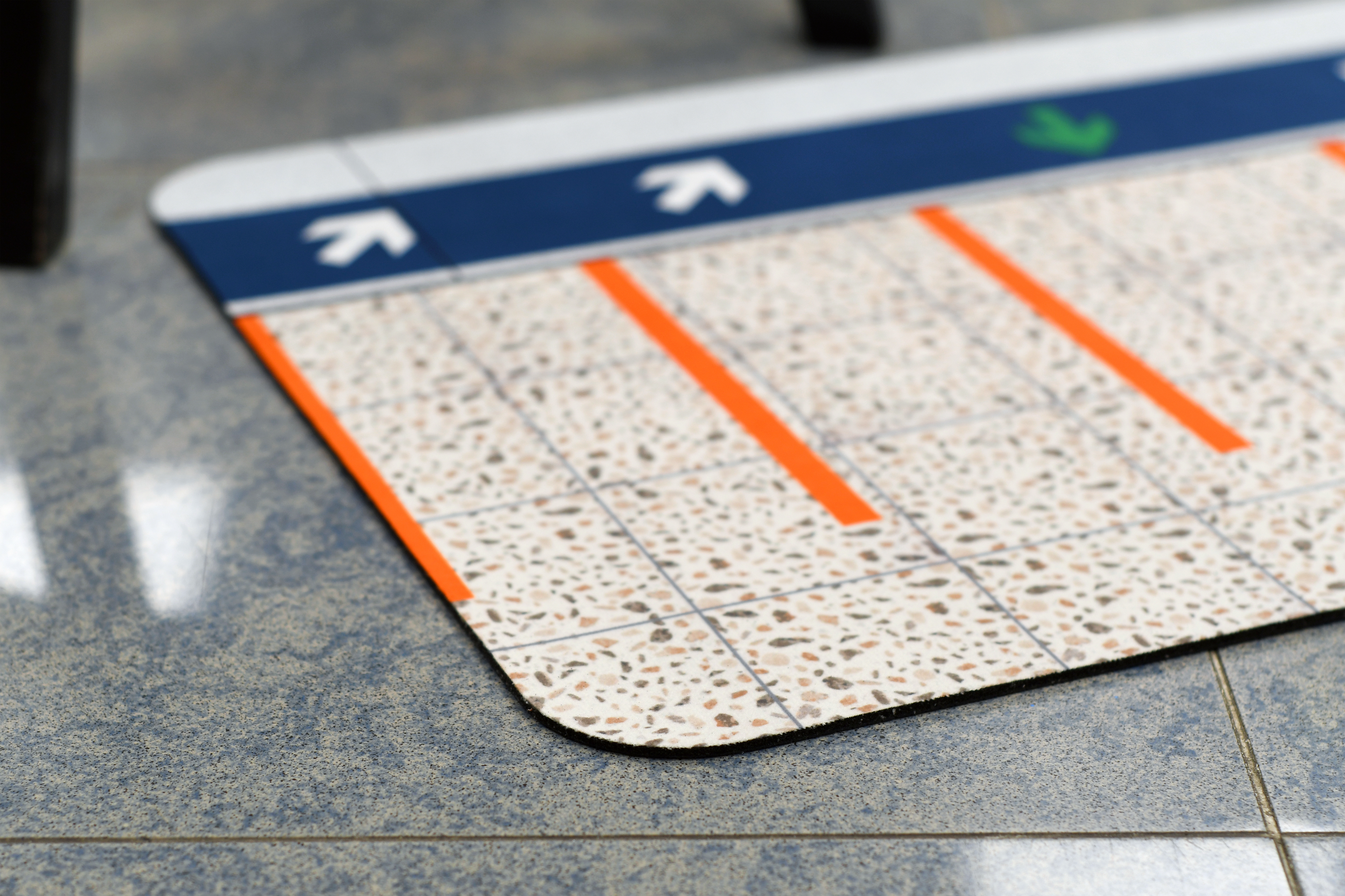 車站月台 吸水浴室地墊 (M33433)