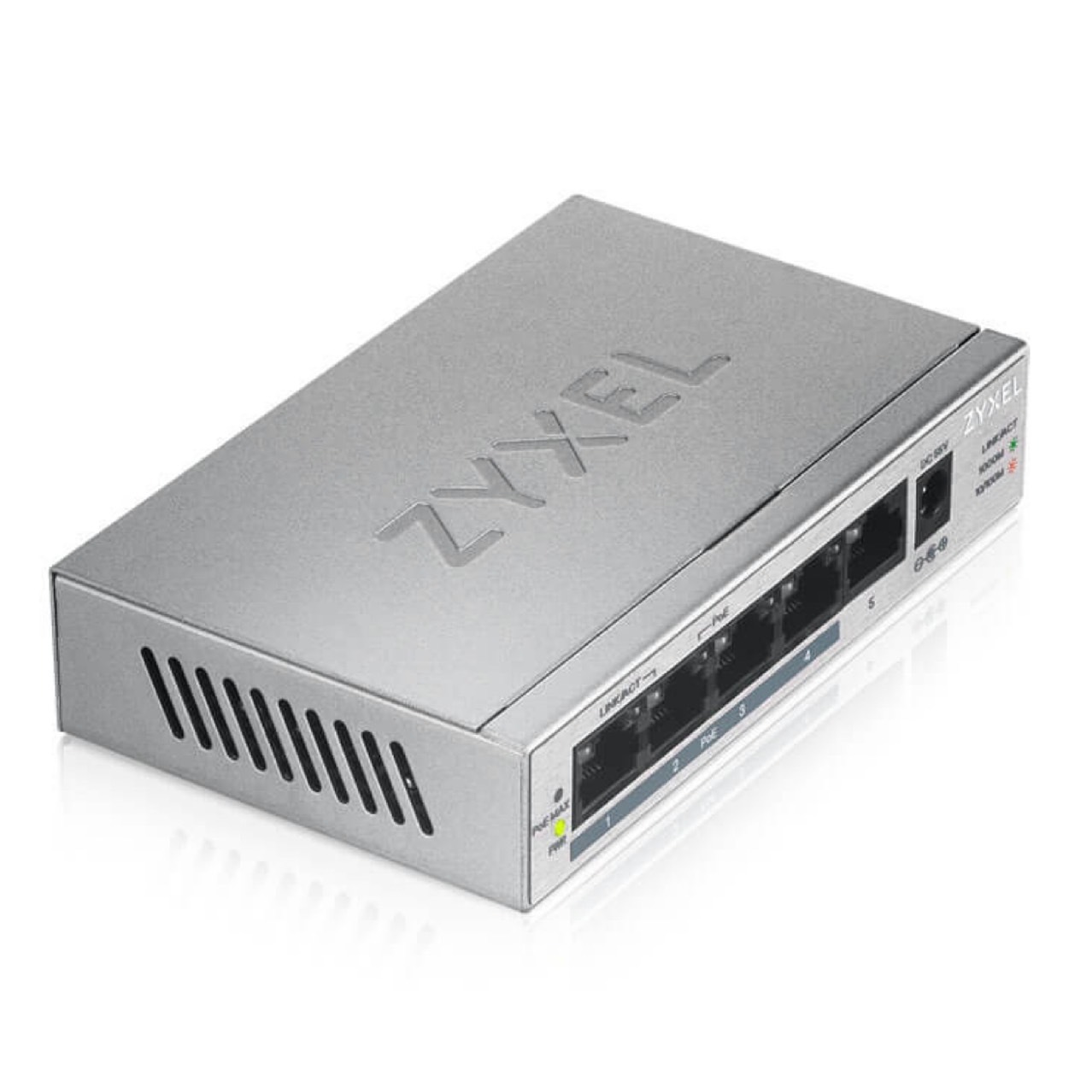 ZyXEL 合勤 GS1005-HP 5埠 GbE 無網管型 PoE+交換器