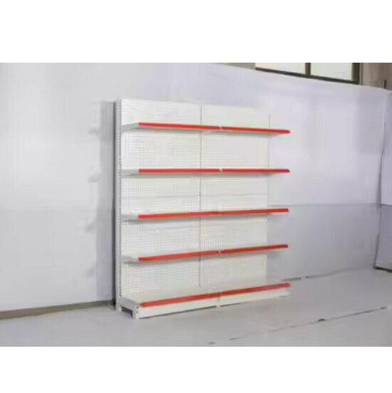 Hotly recommended supermarket convenience store shelves multi-functional display rack [thick style // white] [1.65 meters high, 1.8 meters long, 5 layers]