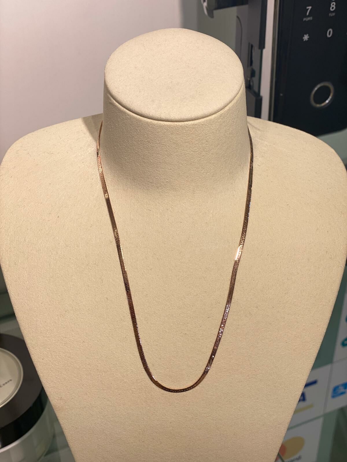 意大利925 純銀頸鏈 明星同款 爆款蛇骨鏈 18吋 B08094