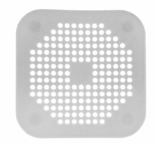 【Gray】Kitchen sink anti-clogging sink drain filter cover silicone floor drain cover bathroom drain hair filter