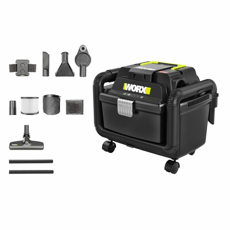 威克士 Worx    WU037.9‧20V 無碳鋰電吸塵‧吸水機 (乾/濕)‧吸塵10L , 吸水8L‧香港行貨,原廠保養‧