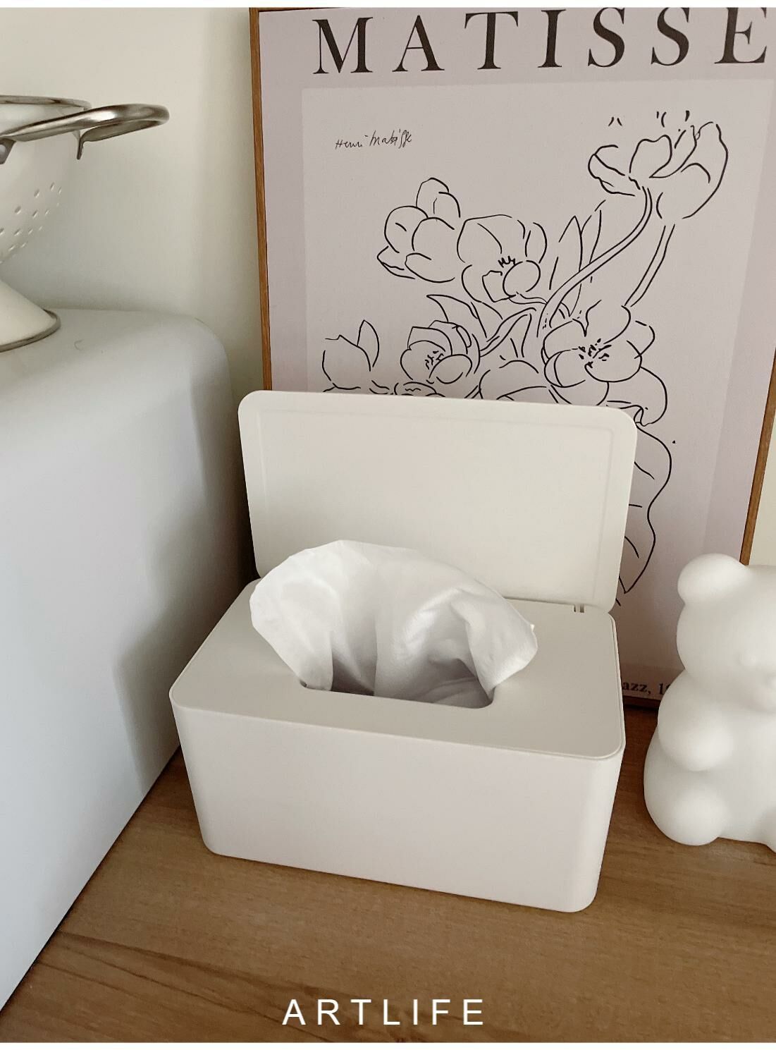 housing 多用途掀蓋收納盒 紙巾盒