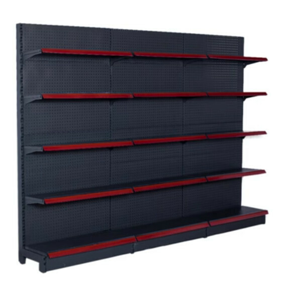 Hotly recommended supermarket, convenience store shelves, multi-functional display racks, storage racks [1.65 high, single-sided, 5-layer, 1 main shelf and 2 secondary shelves] [color//white/grey] [please contact customer service to confirm the delivery color after placing the order]