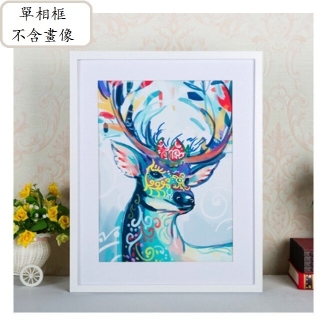 熱賣【特價品】實木相框掛牆拼圖框畫框（白色-42.2*29.9cm）(微瑕疵,介意慎拍)