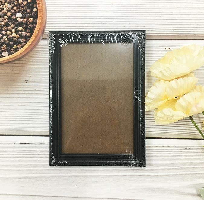 (black) 6-inch simple desktop photo frame vertical (can be placed in size of 10.3*15.3CM)
