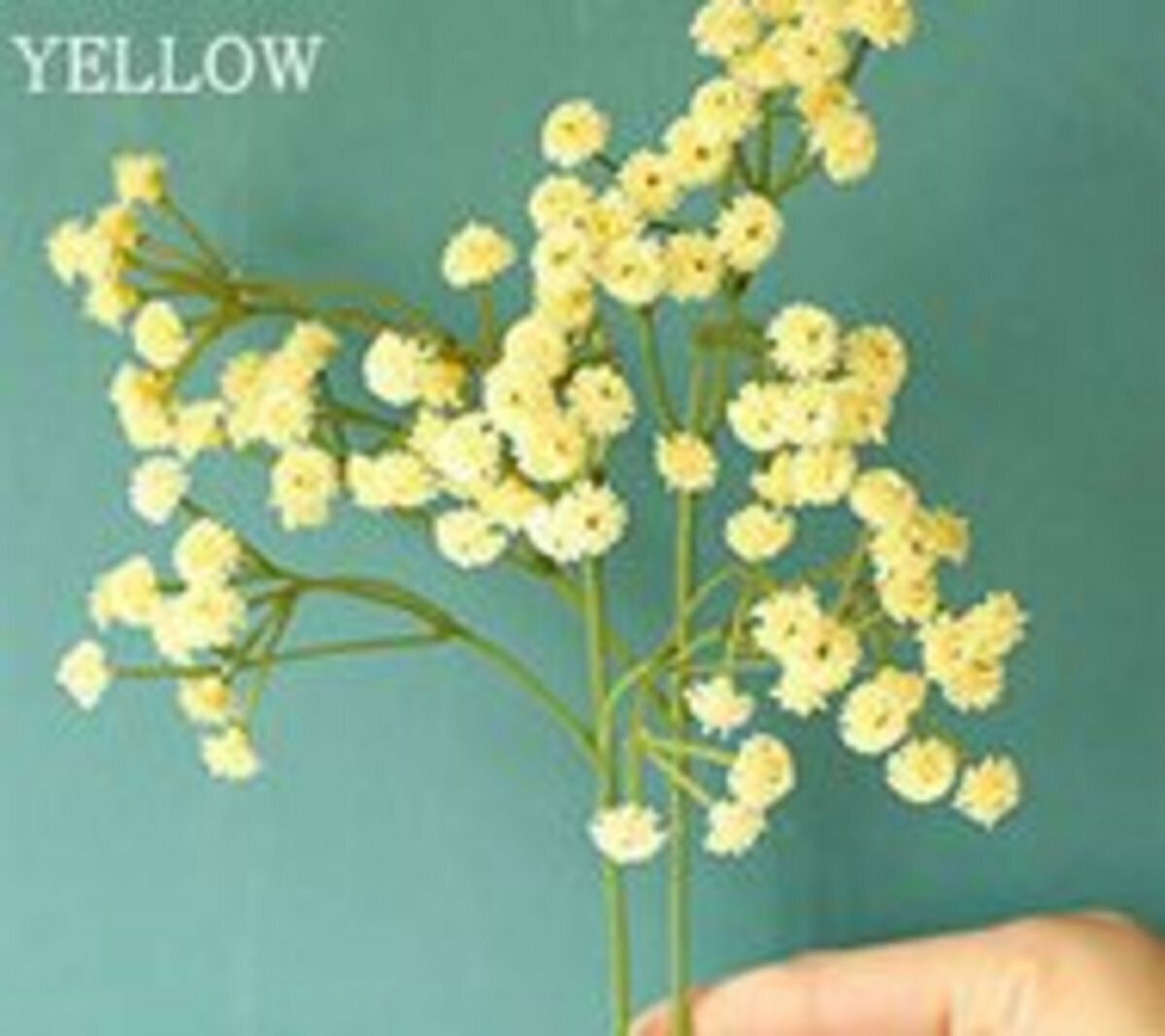 熱賣滿天星仿真花DY1-484(黃色)