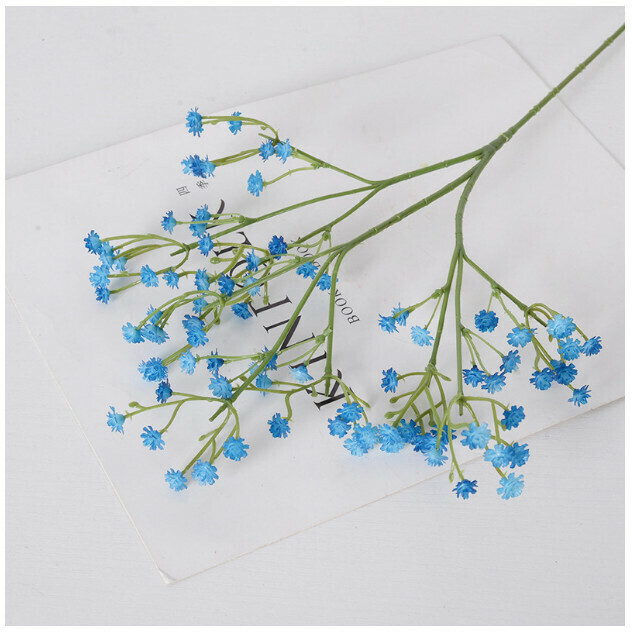 Artificial flowers with artificial flowers all over the sky (single classic dark blue)