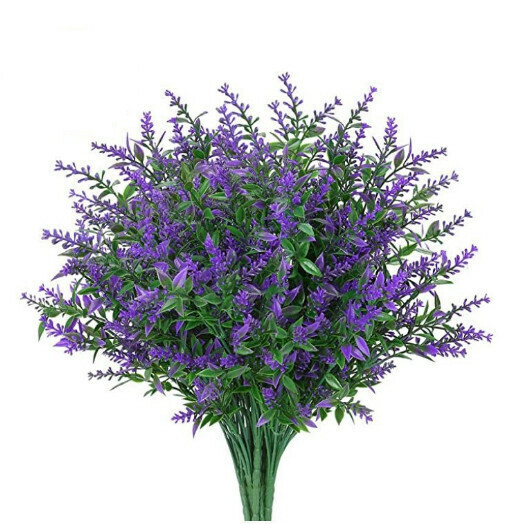 熱推塑膠薰衣草假花【紫色】 