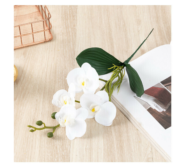 Decorative Phalaenopsis artificial flowers [white]