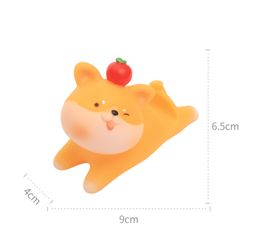 Meng dog mobile phone rack shipped ornaments "animal vinyl mobile phone bracket-Shiba Inuya"