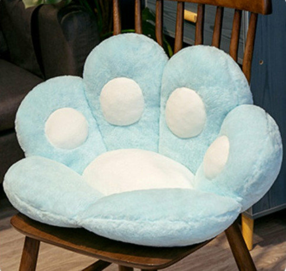Creative seat cushion (mint blue, small size cushion 70cm× 60cm)