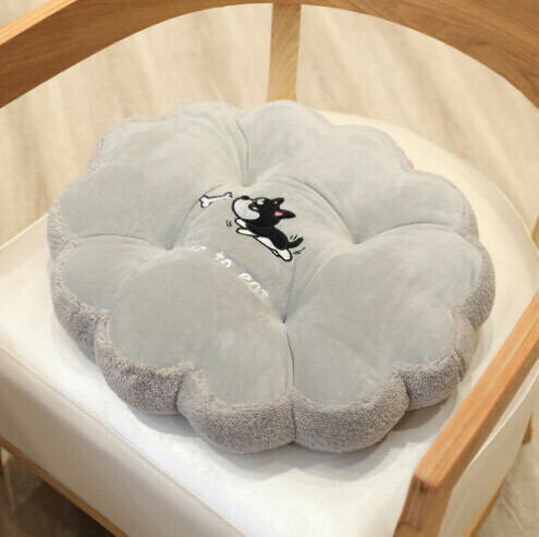 Cute cartoon padded cushion "gray Erha 45cm thick 10cm"
