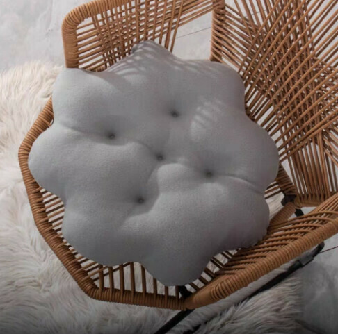 Cookie cushion tatami cushion "gray octagonal star 40*40cm"