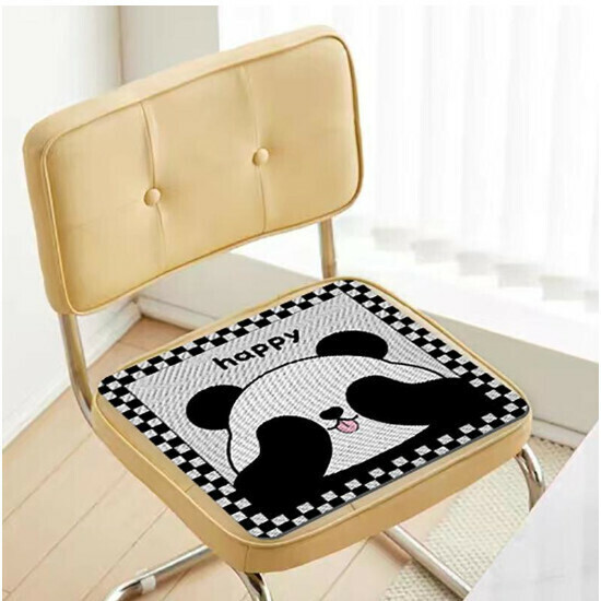 Ice silk non-slip seat cushion (Panda 40*40cm)