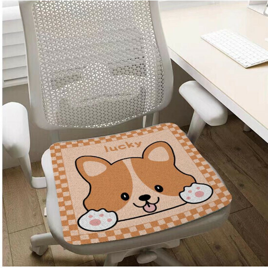 Ice silk non-slip seat cushion (puppy 40*40cm)