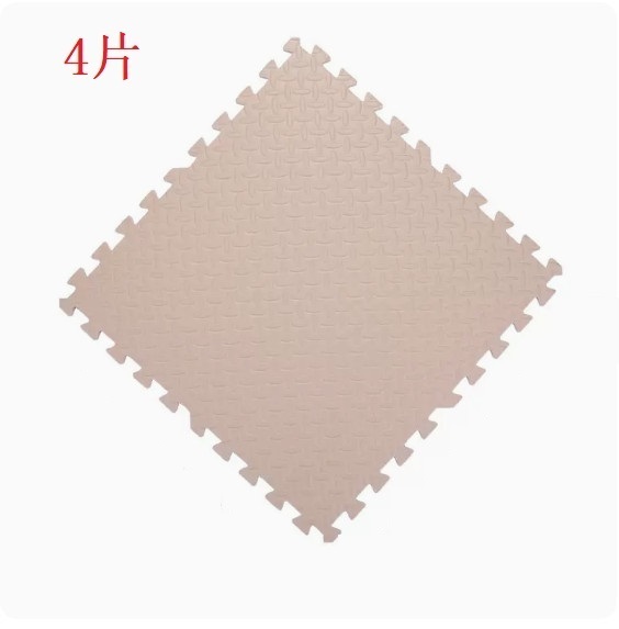 爆款【4片】泡沫地墊爬行墊（米色30*30*1.0cm ）
