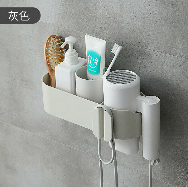 熱賣多功能吹風機置物架（灰色 紙盒裝）