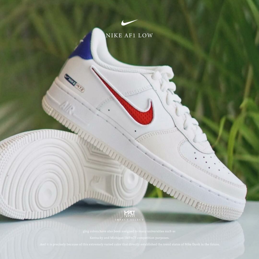 Nike Air Force 1 Low 鴛鴦白紅 1972刺繡 元年紀念款 HF5744-146