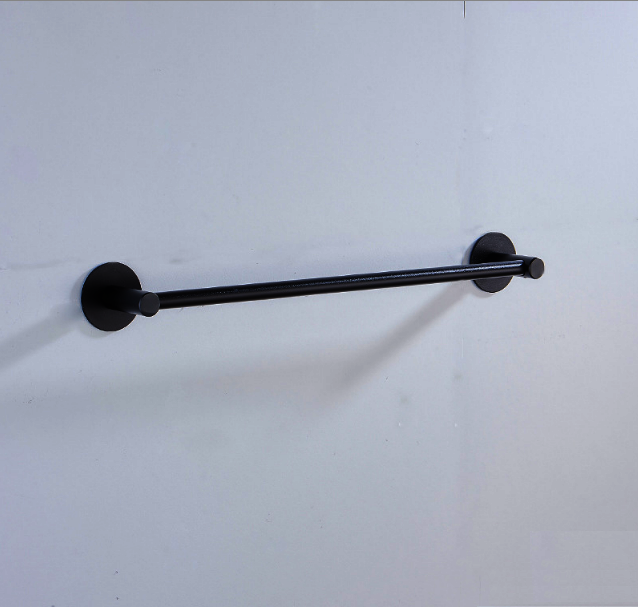 新款浴室太空鋁拖鞋架（黑色）（50cm）