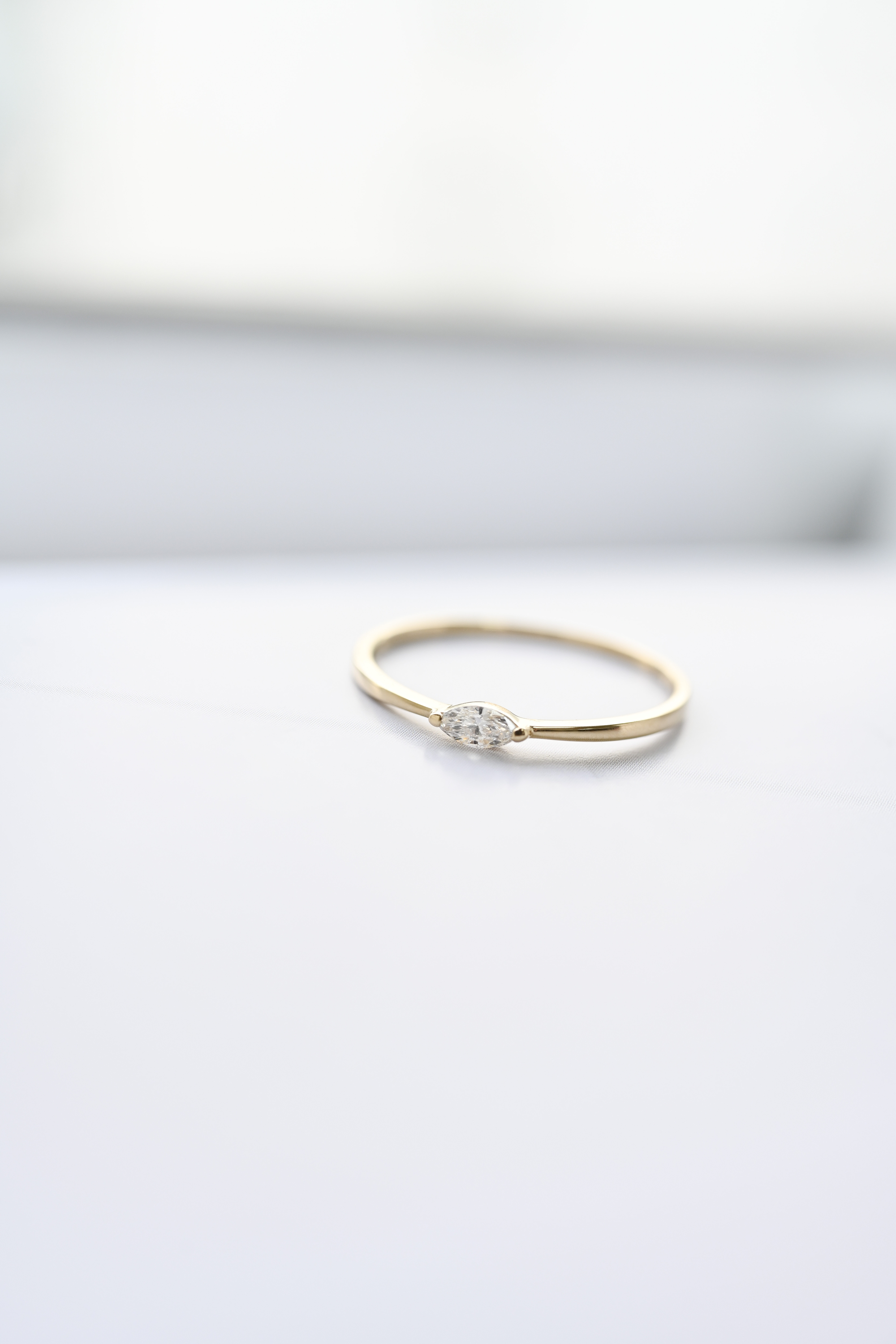 18K Marquise Diamond Ring