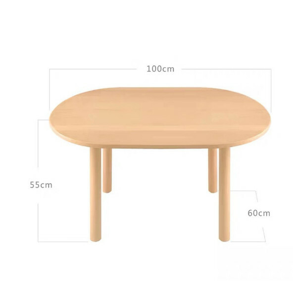 New Nordic style kindergarten table 100cmx60x55cm