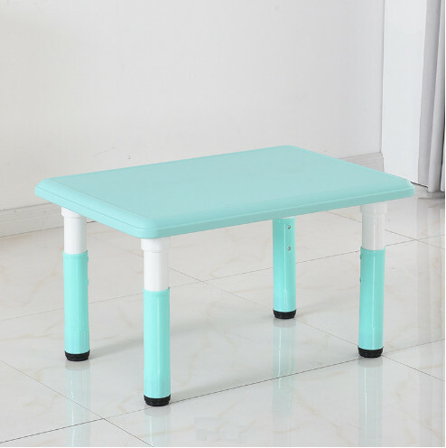 New Kindergarten Table Study Table Baby Toy Table Game Table (Mint Green) 80x55cm