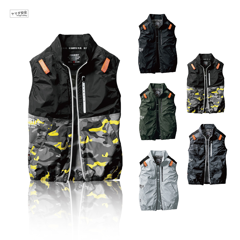 BURTLE 無袖背心 AC2014-07迷彩黃