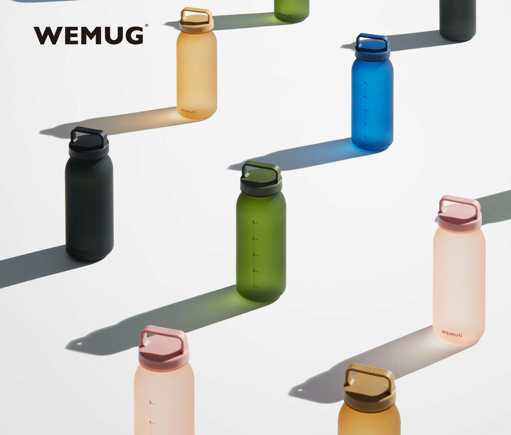 【WEMUG】 磨砂質感手提水壺 620ml / WM-FMT620