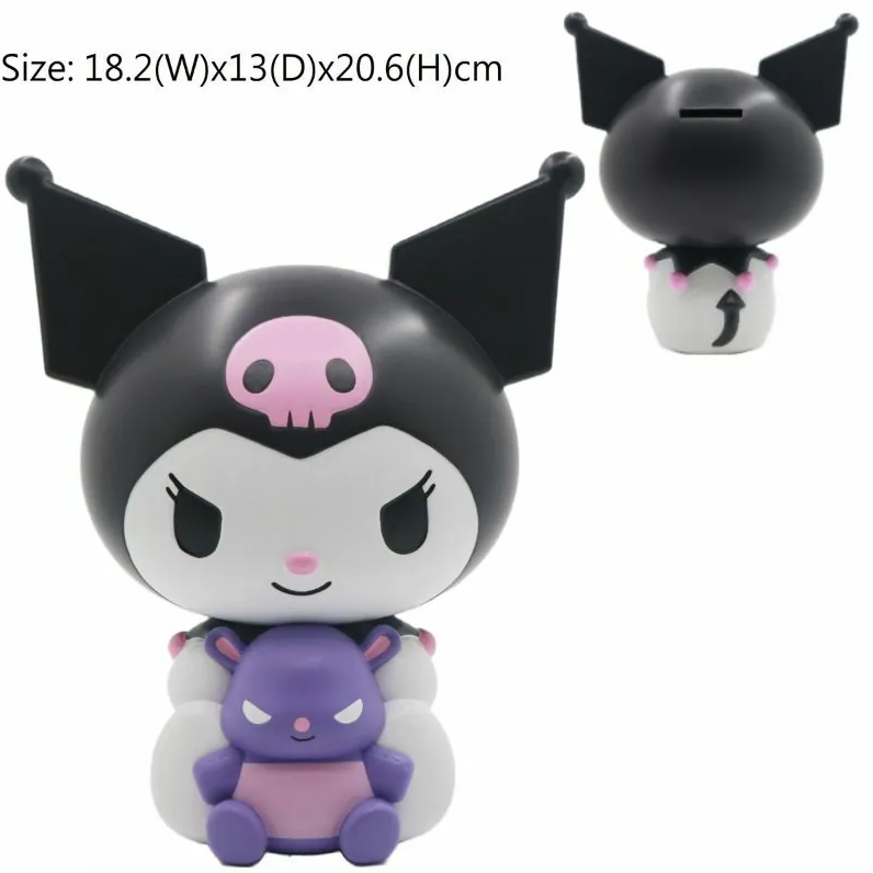 罕有限定款 7吋 Vinyl Coin Bank 錢箱 - KUROMI