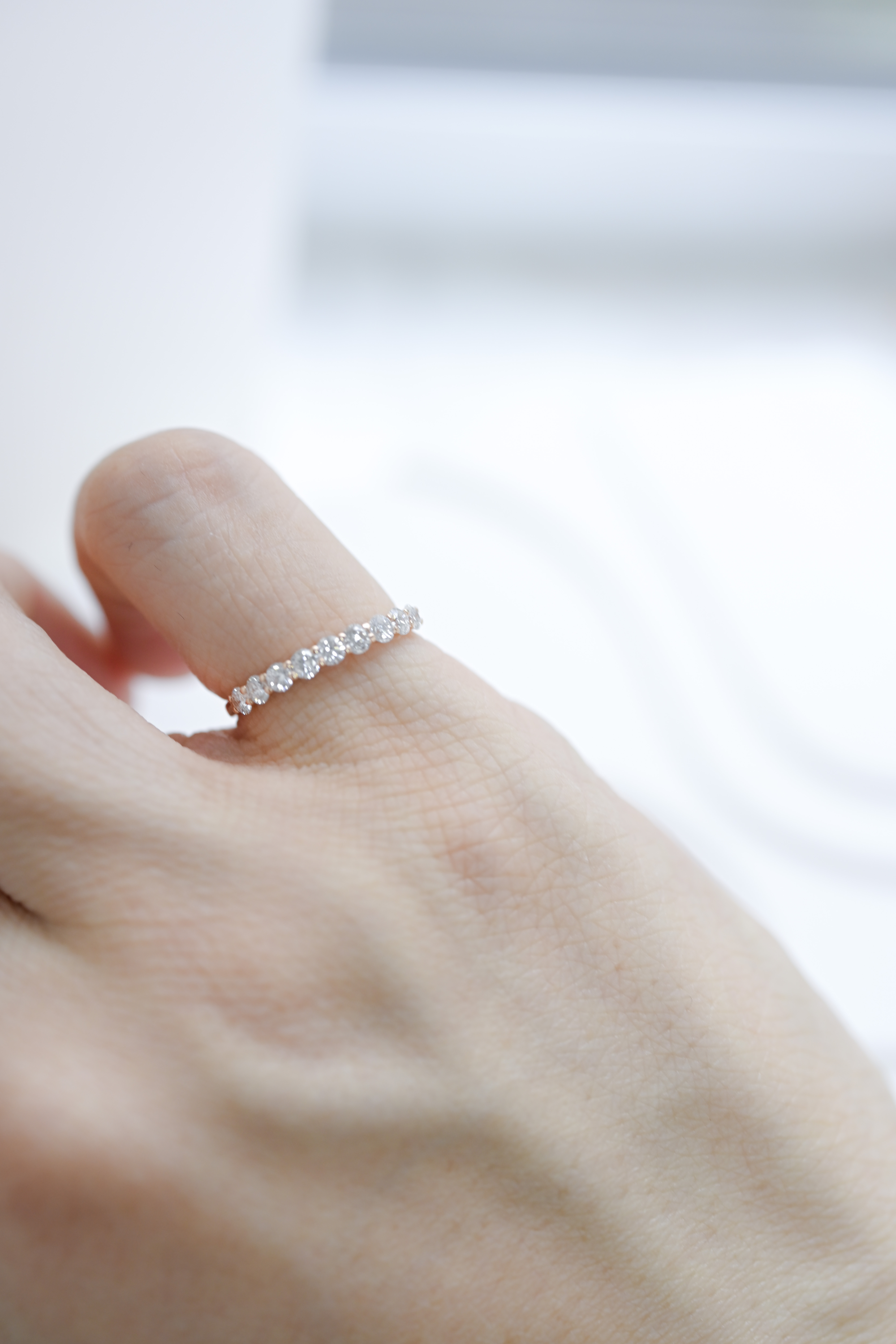 18K Diamond Pinky Ring