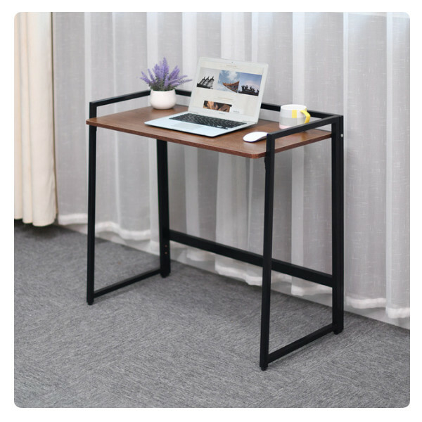 New computer desk folding computer desk (oak color) 80cm