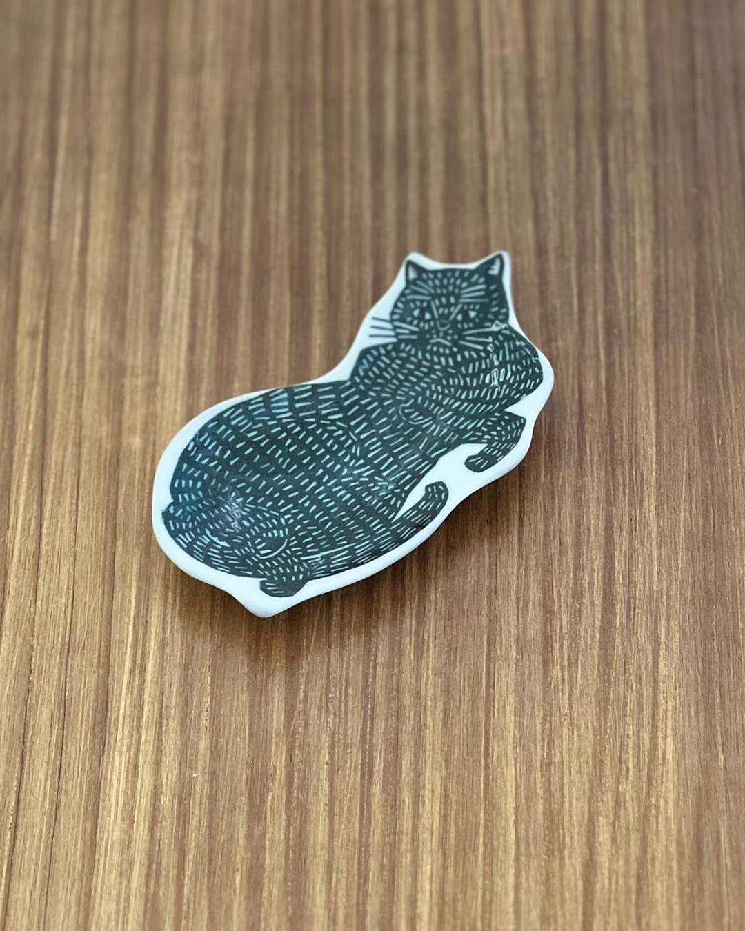 印判手豆皿 黑貓｜倉敷意匠 x kata kata