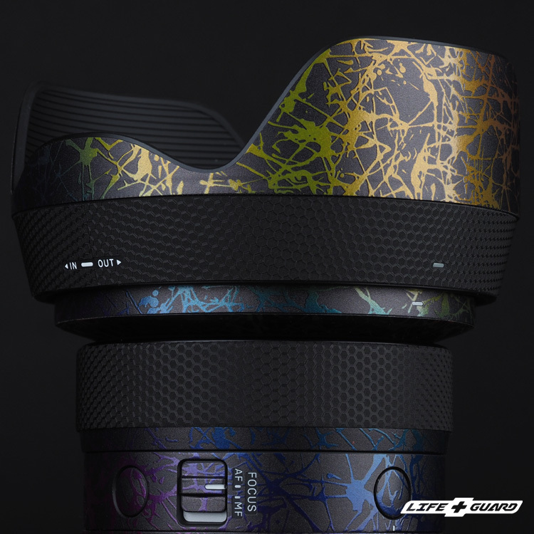 SIGMA 24-70mm F2.8 DG DN II 貼膜質感特寫，LIFE+GUARD 設計風格