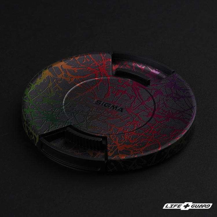 SIGMA 24-70mm F2.8 DG DN II 貼膜質感特寫，LIFE+GUARD 設計風格