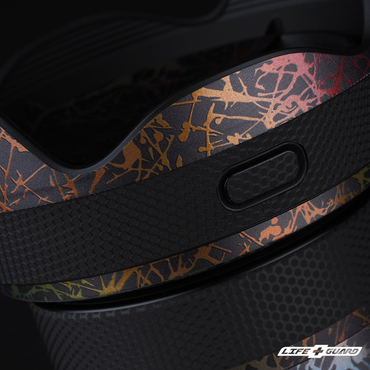 SIGMA 24-70mm F2.8 DG DN II 貼膜質感特寫，LIFE+GUARD 設計風格